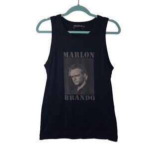 Dolce Gabbana Mens Tee Shirt Size Medium Black Marlon Brando Sleeveless Cotton